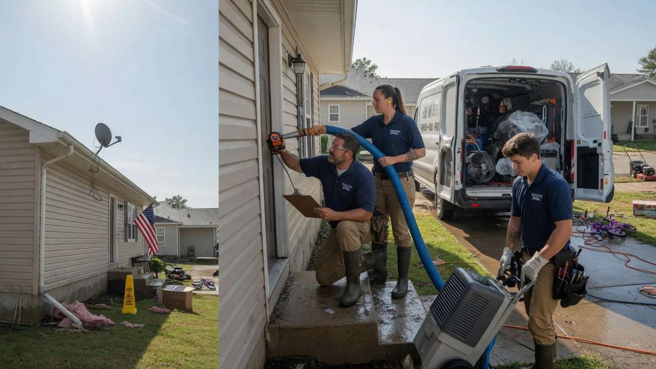 Ceiling Water Damage Restoration in Saint Nazianz, WI near me